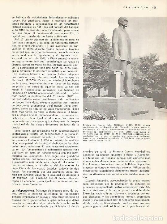 Postales: LAMINA 11133: Estatua de K. J. Stanhlberg primer presidente de Finlandia - Varios