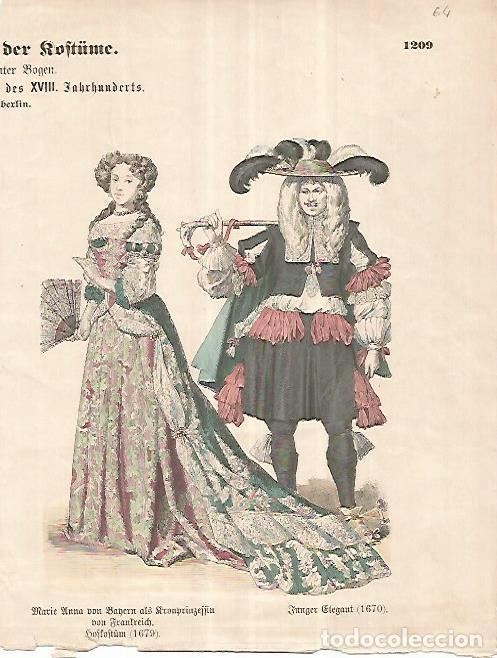 Postcards: LAMINA 11180: Marie Anna von Bayer (1679) y joven de 1670 - Braun & Scheneider