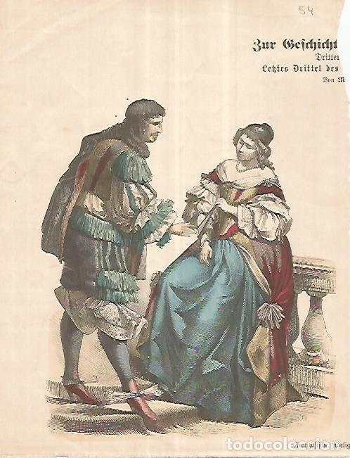 Postcards: LAMINA 11195: Pareja de Francia - Braun & Scheneider