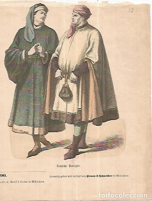 Cartes Postales: LAMINA 11168: Patricios de Alemania - Braun & Scheneider