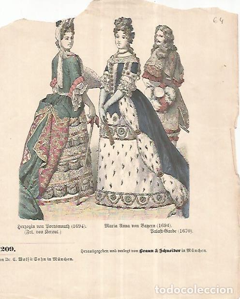 Cartes Postales: LAMINA 11205: Maria Anna von Baher en 1694 - Braun & Scheneider