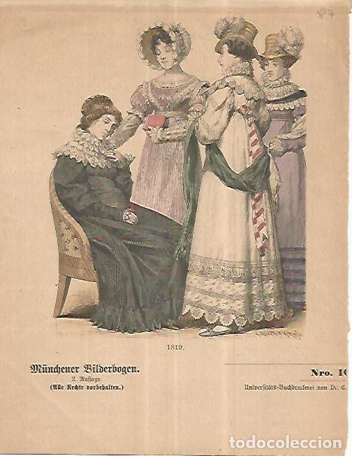 Cartes Postales: LAMINA 11175: Moda de 1819 - Braun & Scheneider