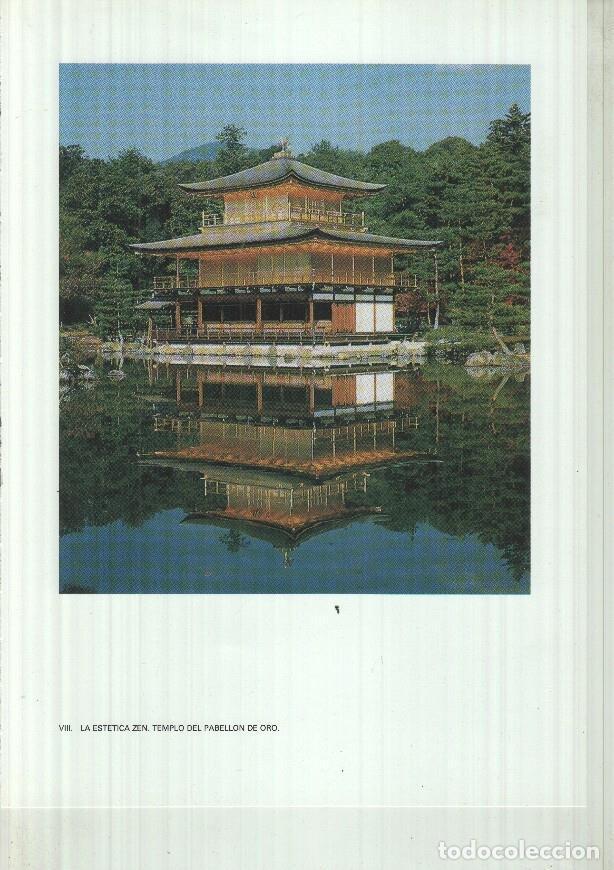 Postcards: Japon el imperio del sol naciente lamina 08: La estetica Zen. Templo del pabellon de oro -