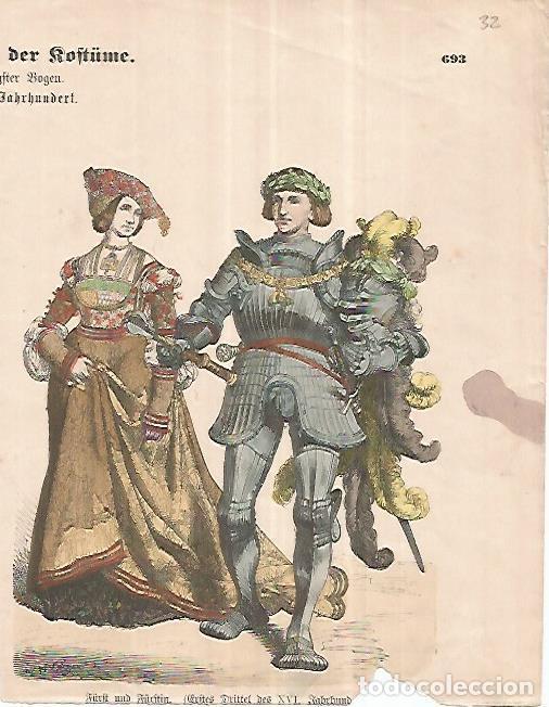 Postcards: LAMINA 11184: Esposos del siglo XVI - Braun & Scheneider