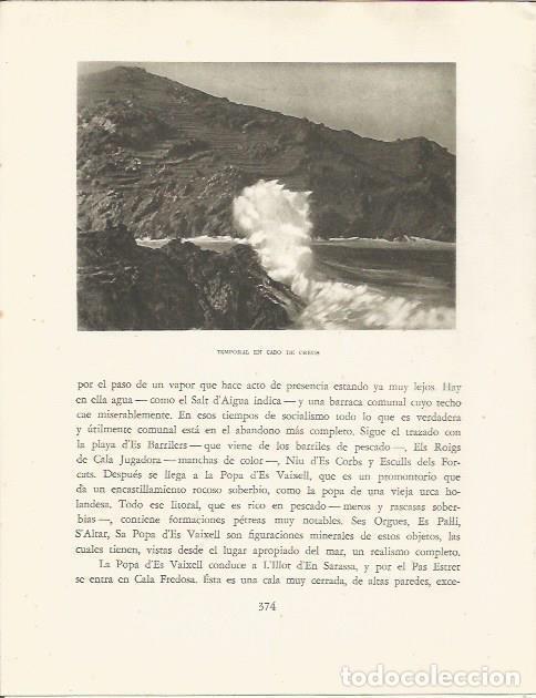 Cartoline: LAMINA 25247: Temporal en el Cabo de Creus - Josep Pla