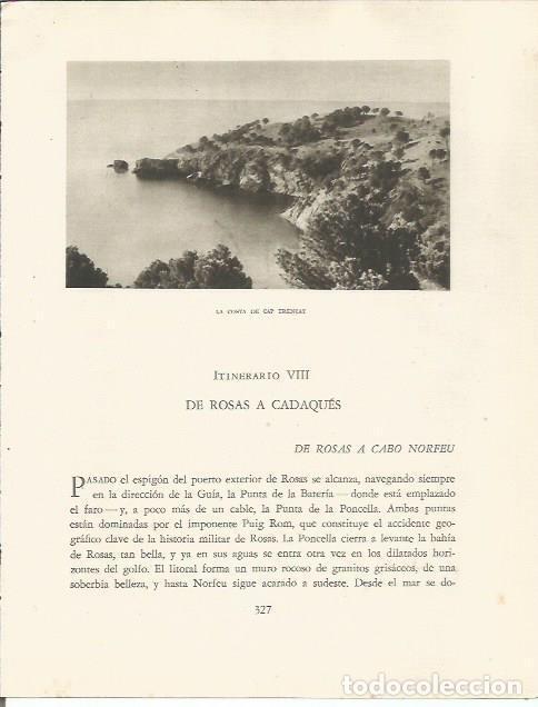 Cartes Postales: LAMINA 25237: Costa de Cap Trencat - Josep Pla