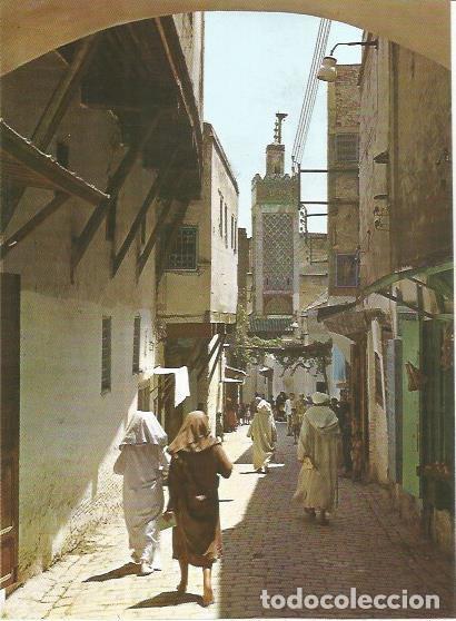 Cartoline: LAMINA 25298: Talla, calle de la medina de Fez - Youssef Ibn Tachfine