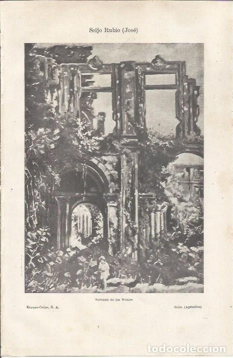 Postais: LAMINA ESPASA 37046: Sobrado de los monjes, por Jose Seijo Rubio - Varios