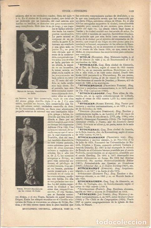 Postais: LAMINA ESPASA 37108: Satiros procedentes de Estobi - Varios