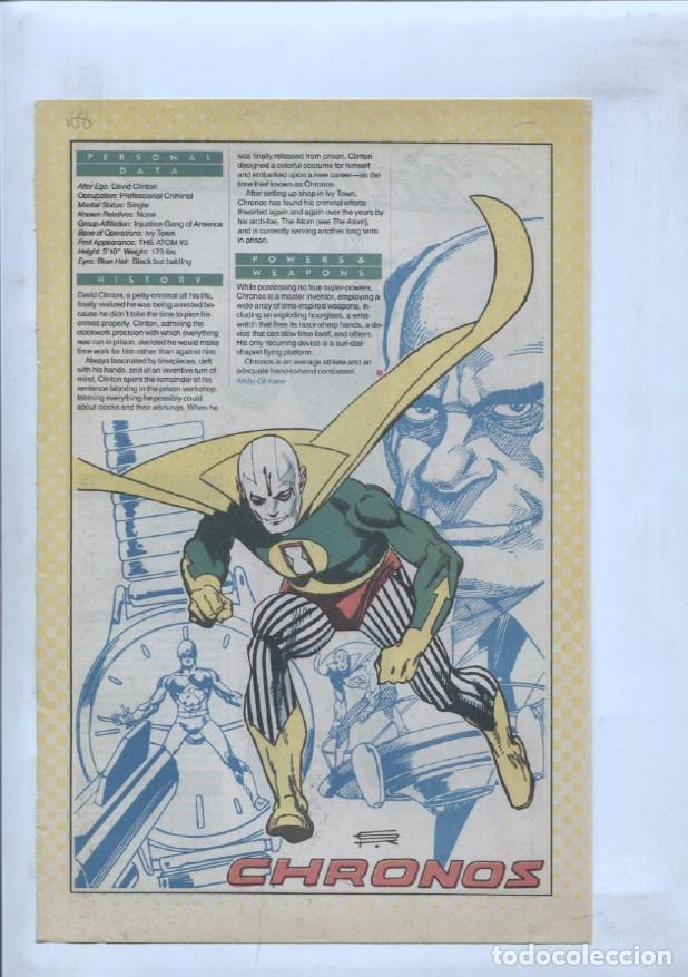 Cartes Postales: Ficha personaje DC Comics numero 108: Chronos y Cinnamon - VARIOS