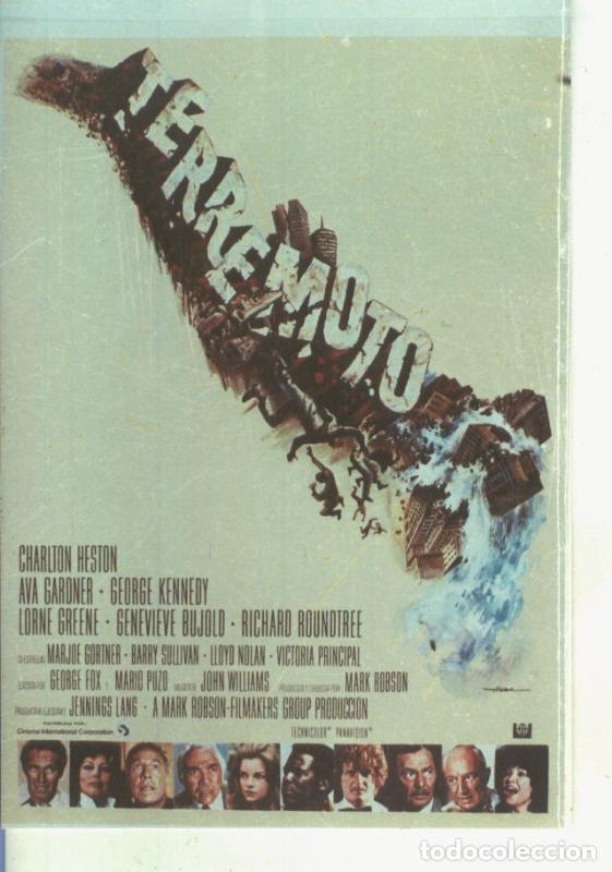 Postcards: Foto cine 531: Terremoto (Charlton Heston-Avda Gardner) - Varios