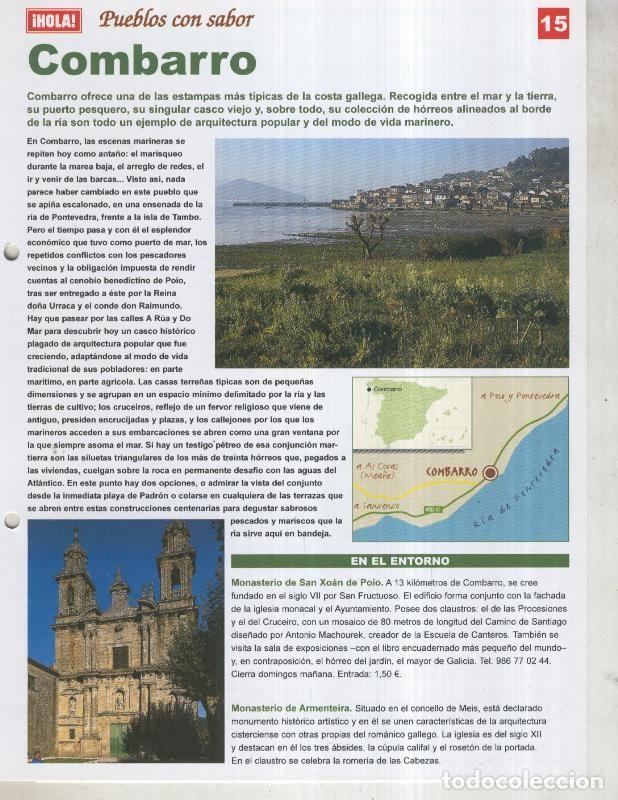 Postcards: Guia HOLA de pueblos con sabor, ficha 15: Combarro - Varios