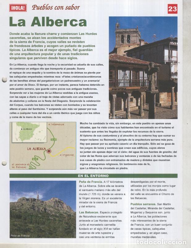 Cartes Postales: Guia HOLA de pueblos con sabor, ficha 23: La Alberca - Varios