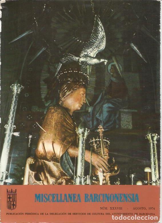 Cartes Postales: LAMINA 25668: Portada de la revista Miscellanea Barcinonensia, numero XXXVII - Varios