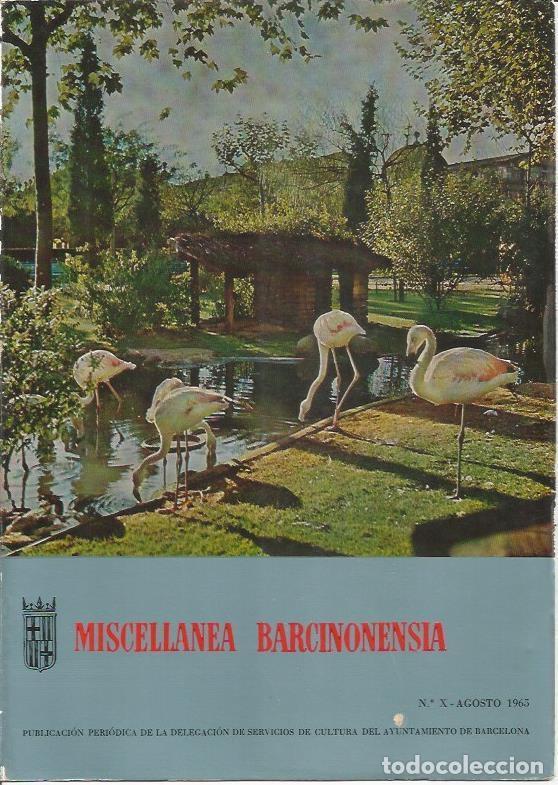 Cartes Postales: LAMINA 25621: Portada de la revista Miscellanea Barcinonensia, numero X - Varios