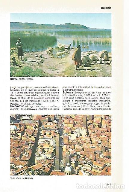 Postkarten: LAMINA 11165: Lago Titicaca Bolivia. Vista de Bolonia Italia - Varios