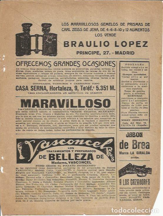 Postcards: LAMINA 25720: Publicidad de Jabon de Brea y Vasconcel - Varios