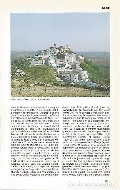 Postcards: LAMINA 11190: Arcos de la Frontera Cadiz - Varios