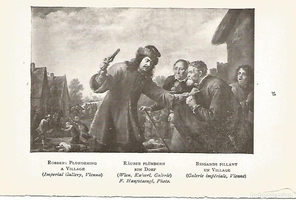 Cartoline: Lamina 541: TENIERS el Joven. Ladrones atacando un pueblo - Varios