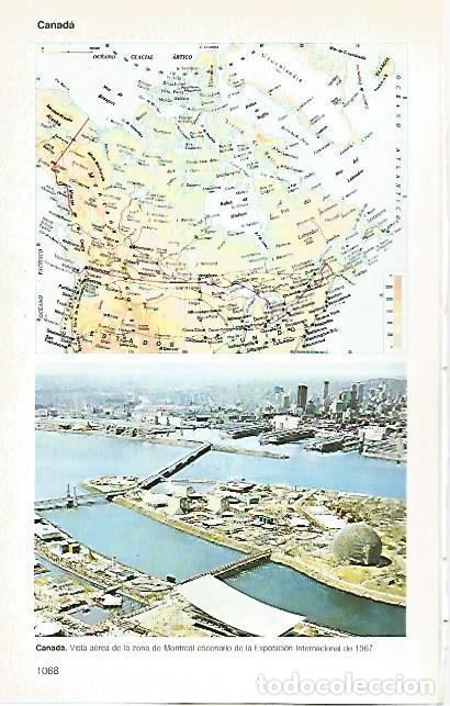 Cartoline: LAMINA 11197: Mapa de Canada y Montreal - Varios