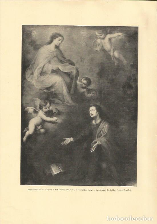 Cartoline: LAMINA 25594: Aparicion de la Virgen a San Pedro Nolasco, por Murillo - Varios