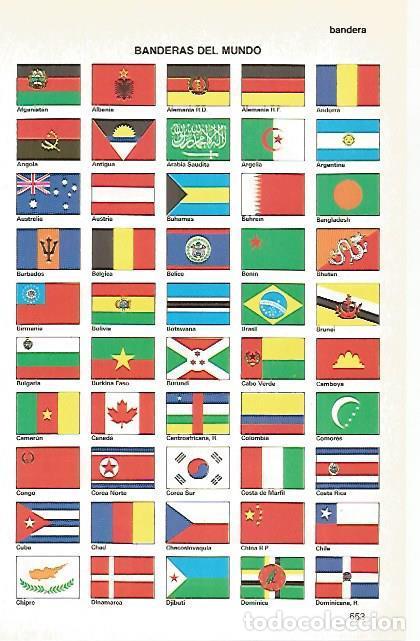 Postcards: LAMINA 11209: Banderas del mundo - Varios