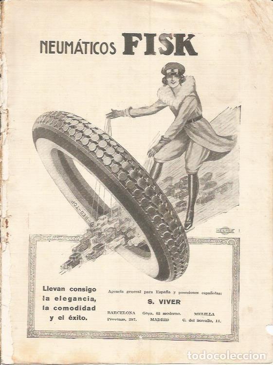 Postcards: LAMINA 25819: Publicidad de neumaticos Fisk - Varios
