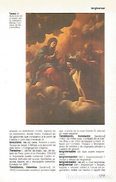 Postkarten: LAMINA 11339: Teresa de Avila al pie de la Virgen por G. Lanfranco - Varios