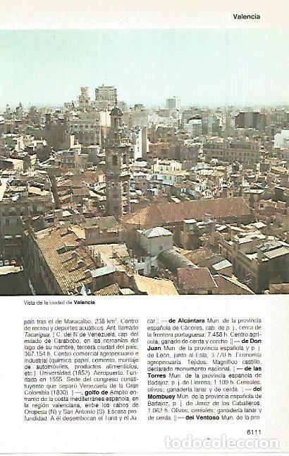Cartes Postales: LAMINA 11372: Vista de Valencia - Varios