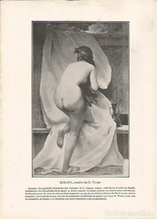 Cartoline: LAMINA 25405: Susana, por D. Tixier - Varios