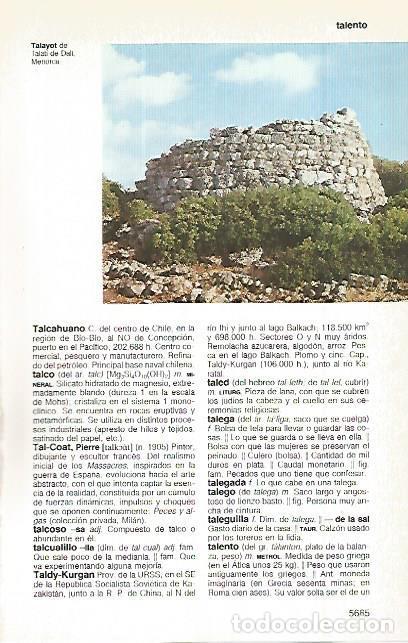 Postkarten: LAMINA 11354: Talayot de Talati de Dalt Menorca - Varios