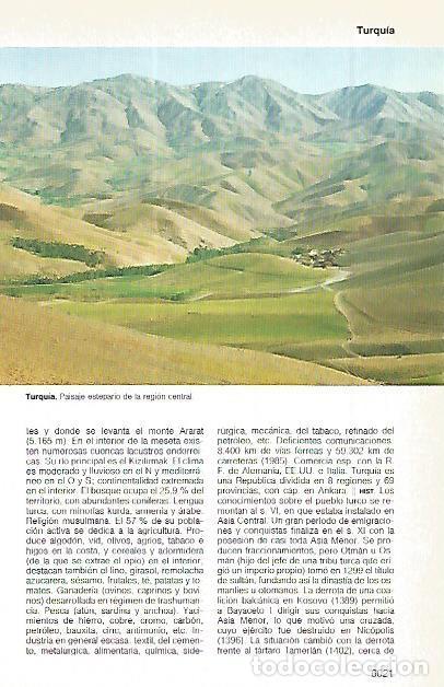 Postkarten: LAMINA 11387: Estepa en Turquia - Varios