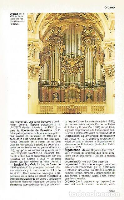 Postkarten: LAMINA 11316: Organo de la catedral de Passau Alemania - Varios