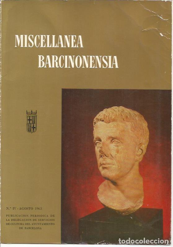 Postcards: LAMINA 25586: Portada de la revista Miscellanea Barcinonensia, numero IV - Varios