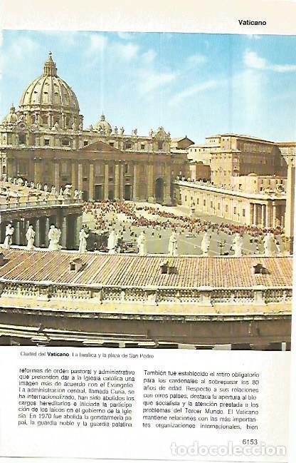 Postales: LAMINA 11366: Ciudad del Vaticano - Varios