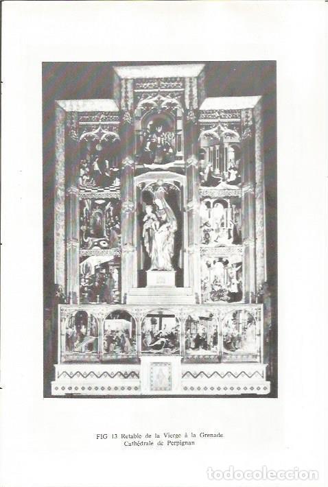 Postales: LAMINA 25462: Retablo de la Virgen de la catedral de Perpi&ntilde;an - Varios