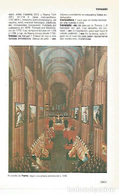 Postales: LAMINA 11396: Concilio de Trento - Varios