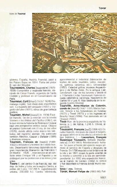 Postales: LAMINA 11401: Vista de Tournai Belgica - Varios