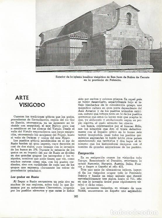 Postales: LAMINA 11526: Iglesia de San Juan de Ba&ntilde;os de Cerrato Palencia - Varios