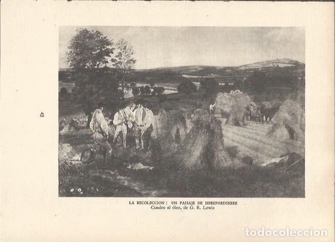 Cartoline: LAMINA 25501: La recoleccion en Herefordshire, por Lewis - Sir E. John Russell