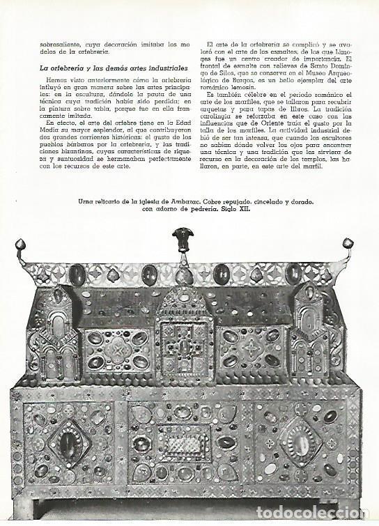 Postales: LAMINA 11532: Relicario de la iglesia de Ambazac - Varios