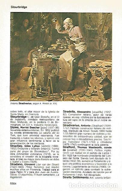 Postcards: LAMINA 11483: Antonio Stradivarius por A. Rinaldi - Varios