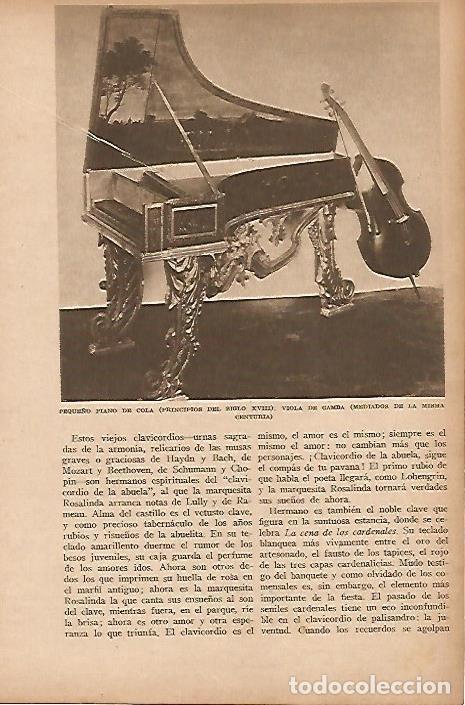 Cartoline: LAMINA BLANCO Y NEGRO 8056: Piano y viola del siglo XVIII - Varios