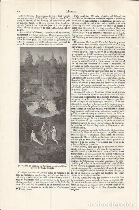 Cartoline: LAMINA ESPASA 37611: La Creacion del Hombre, por El Bosco - Varios