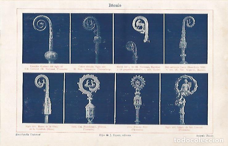 Postkarten: LAMINA ESPASA 30709: Baculo - Varios