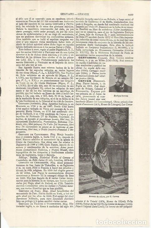 Postkarten: LAMINA ESPASA 37659: Retrato de se&ntilde;ora, por Gervex - Varios