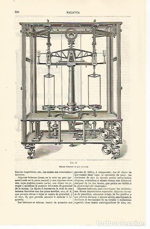 Postkarten: LAMINA ESPASA 30745: Balanza Rueprecht de gran precision - Varios