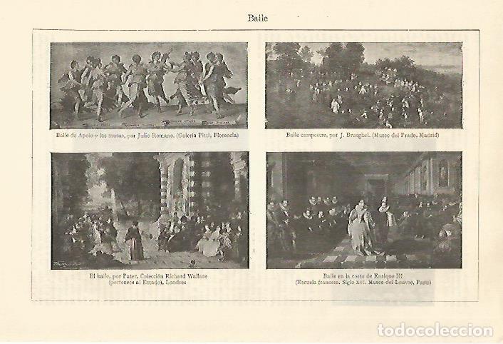 Postkarten: LAMINA ESPASA 30732: Baile - Varios