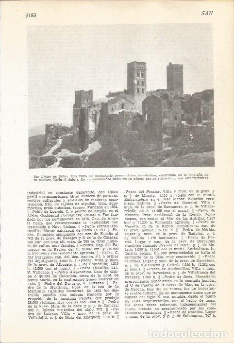 Postcards: LAMINA 51550: Monasterio de Sant Pere de Rodes - VVAA