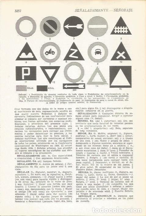 Postcards: LAMINA 51584: Tipos de se&ntilde;ales - VVAA